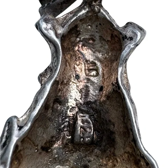 Solid Sterling Silver Rat Mouse Varmint Full Body Vintage Pendant Chinese Zodiac